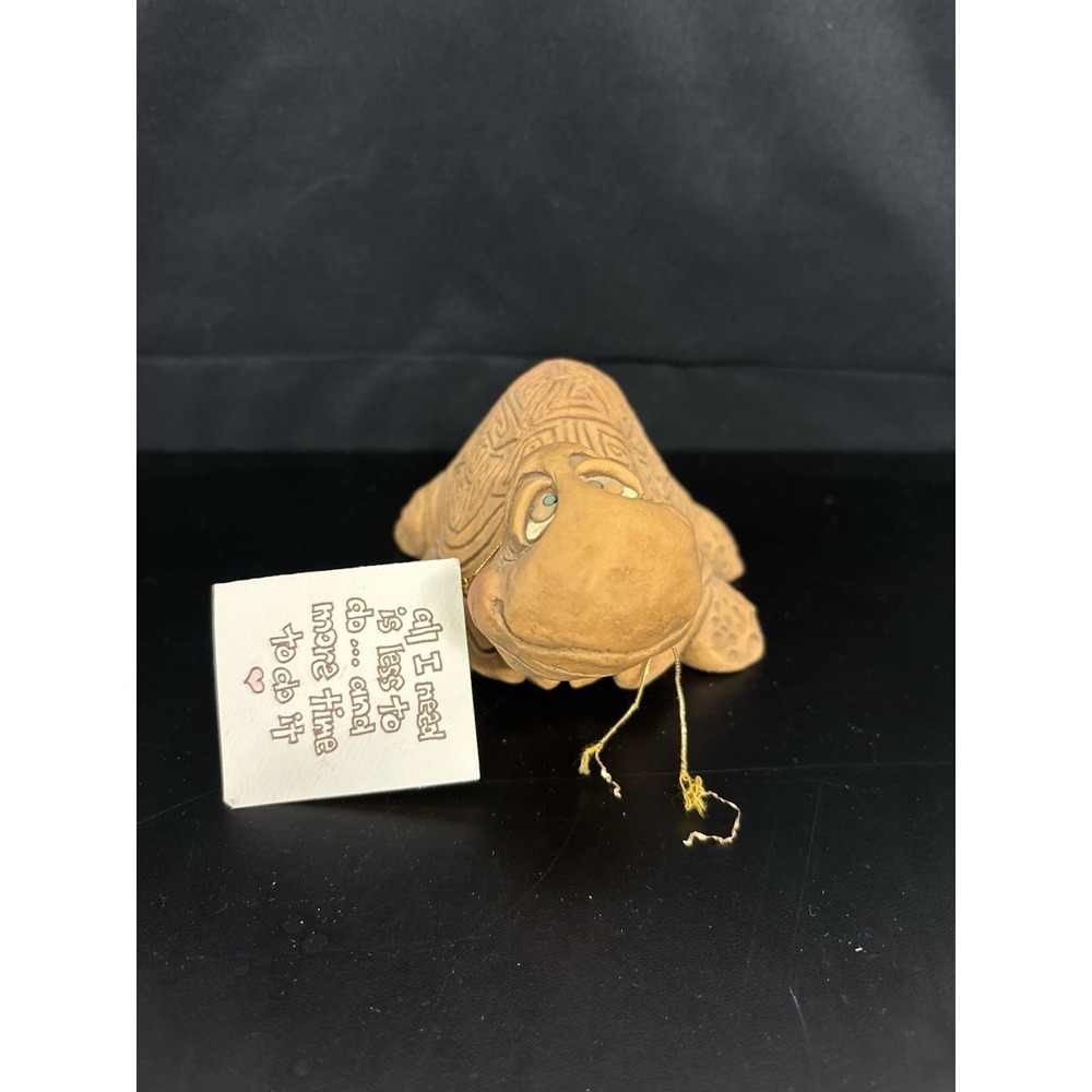 The Critter Factory 1986 Handmade Clay‎ Turtle Figurine